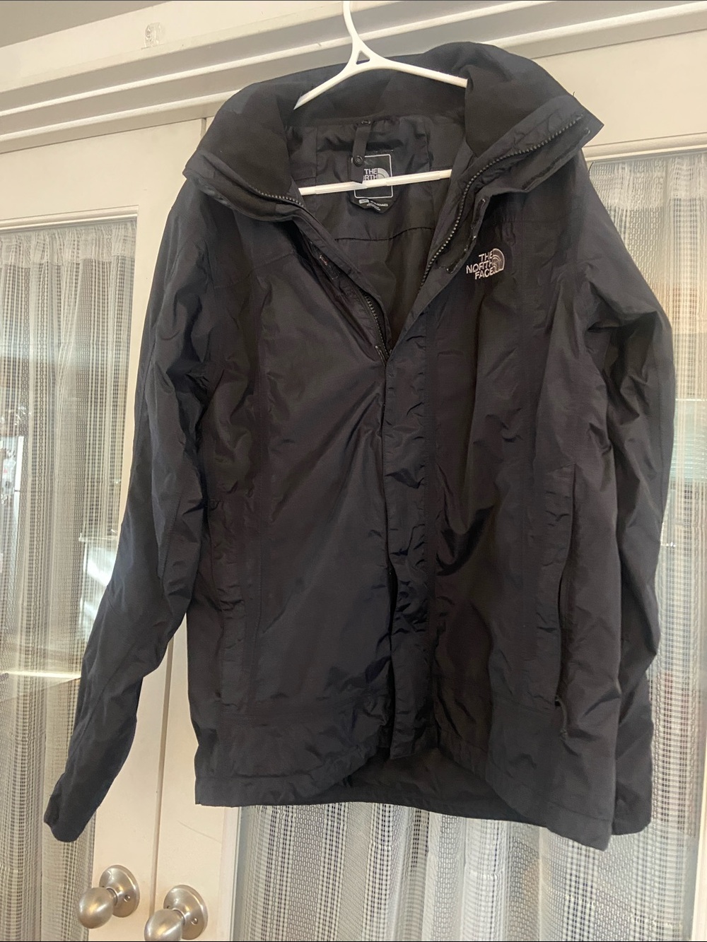 The North Face Black Men’s Hooded Raincoat